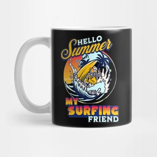 Riding Therapy, Hello Summer Vintage Motorcycle ,American customs,Funny Biker Motorcycle Helmet Motorbike Racing Motorcyclist Rally Racing Surfing Lover Gifts Mug